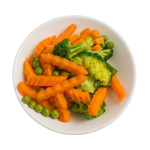 Steamed Veggies.